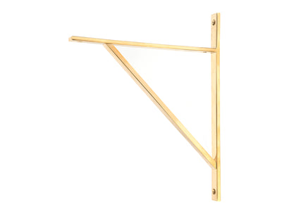 From The Anvil 51155 - Polished Brass Chalfont Shelf Bracket (314mm x 250mm)