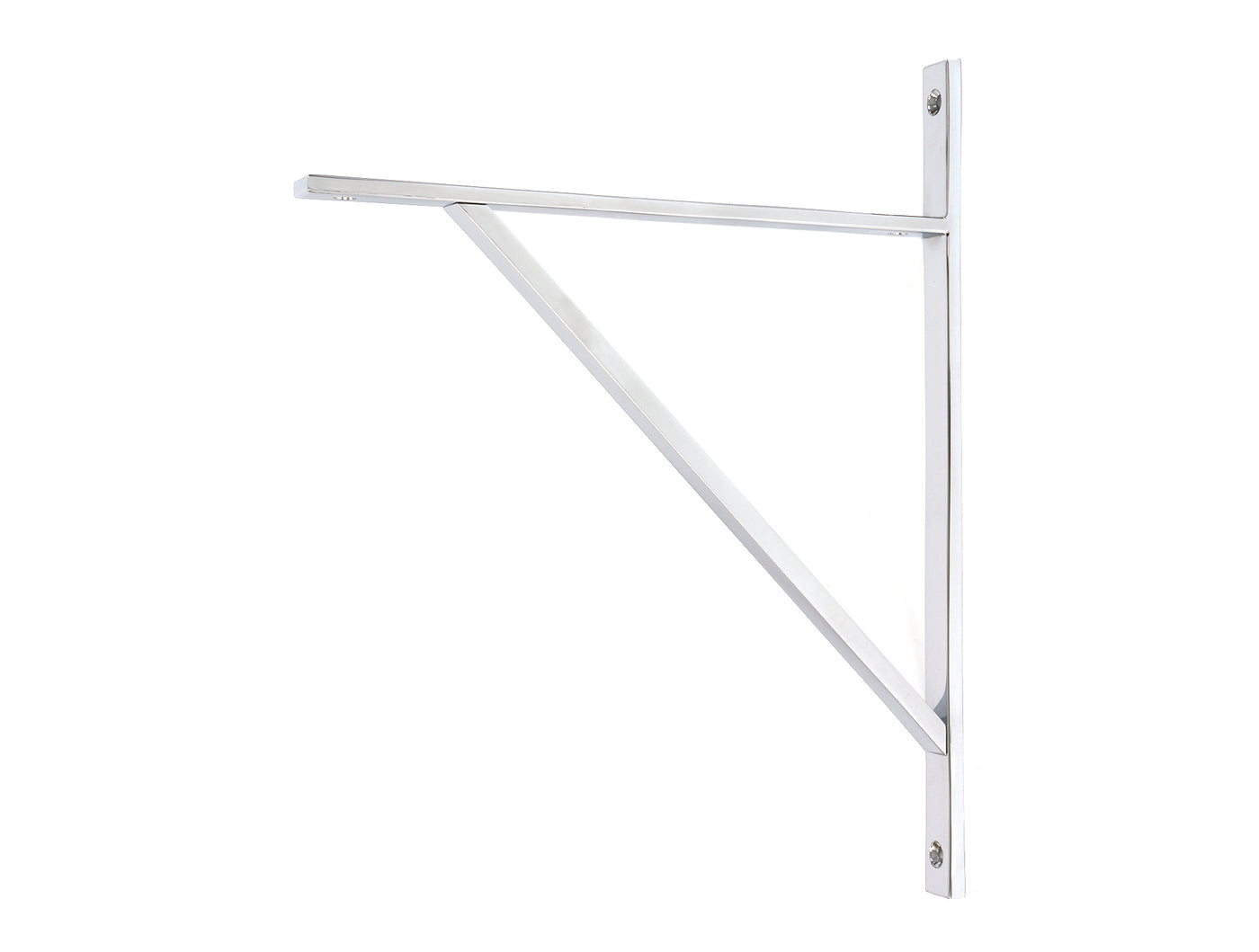 From The Anvil 51159 - Polished Chrome Chalfont Shelf Bracket (314mm x 250mm)