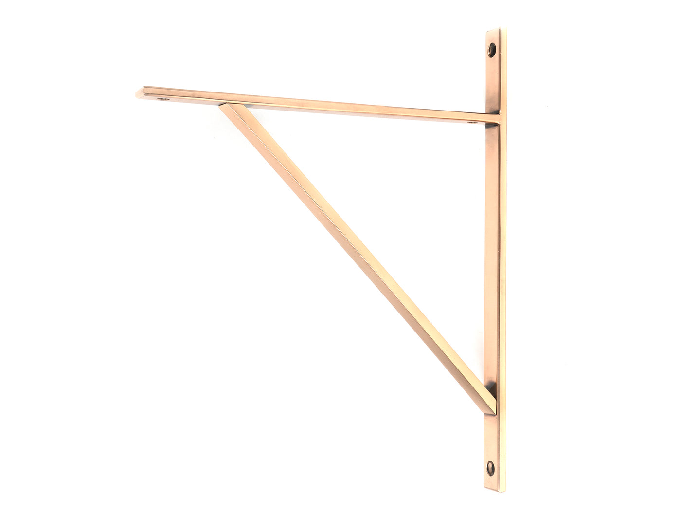 From The Anvil 51163 - Polished Bronze Chalfont Shelf Bracket (314mm x 250mm)