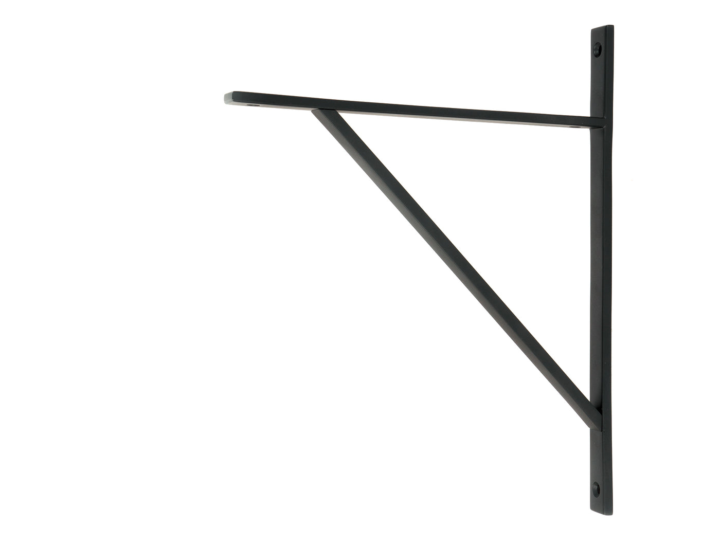 From The Anvil 51164 - Matt Black Chalfont Shelf Bracket (314mm x 250mm)