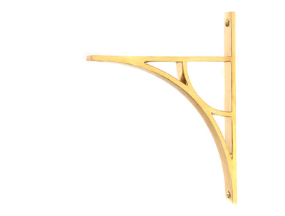 From The Anvil 51165 - Polished Brass Tyne Shelf Bracket (260mm x 200mm)