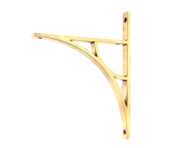 From The Anvil 51166 - Aged Brass Tyne Shelf Bracket (260mm x 200mm)