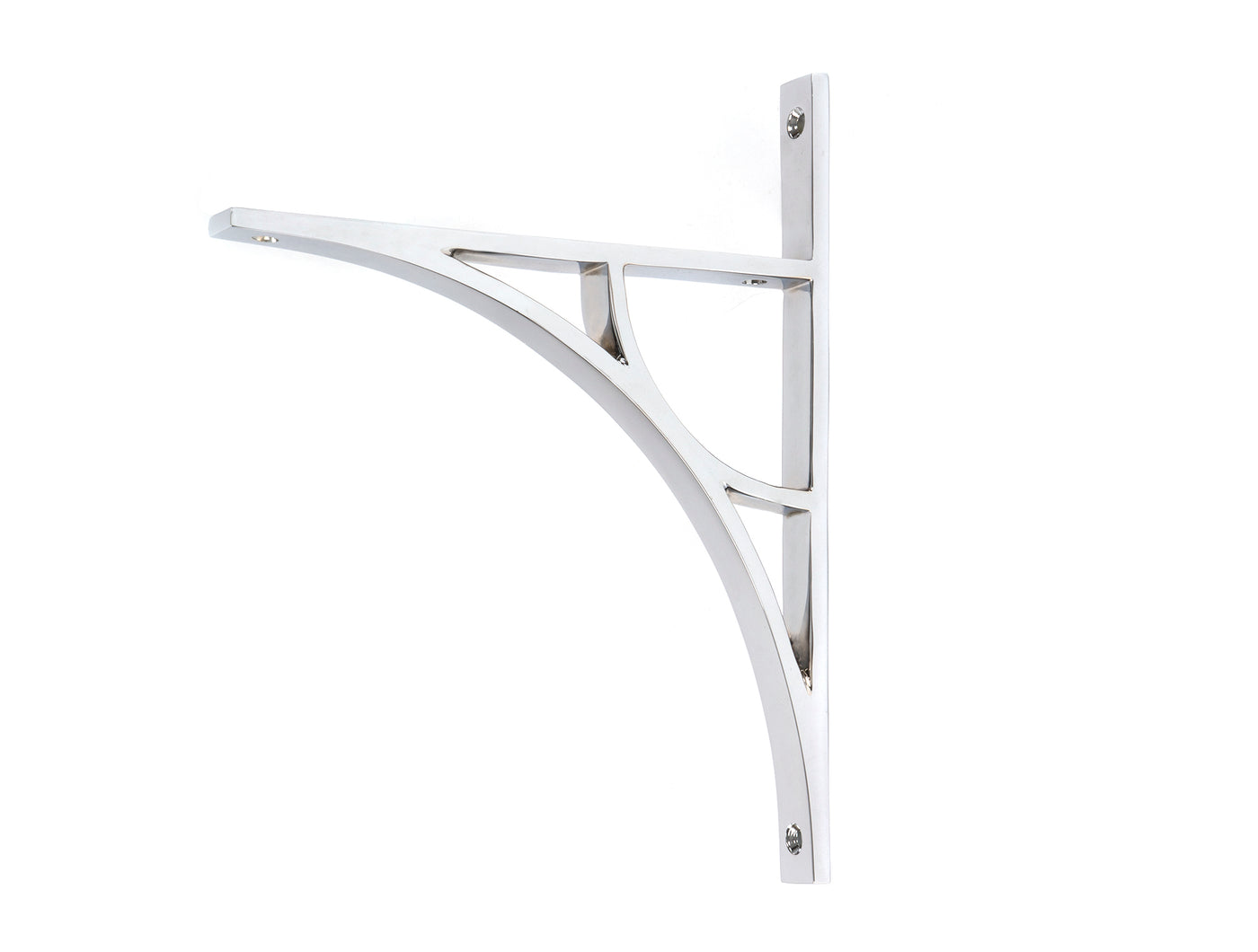 From The Anvil 51169 - Polished Chrome Tyne Shelf Bracket (260mm x 200mm)