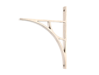 From The Anvil 51171 - Polished Nickel Tyne Shelf Bracket (260mm x 200mm)