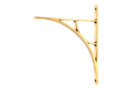 From The Anvil 51176 - Aged Brass Tyne Shelf Bracket (314mm x 250mm)