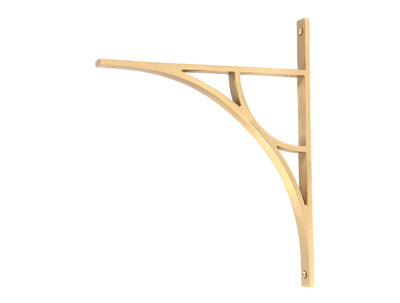 From The Anvil 51177 - Satin Brass Tyne Shelf Bracket (314mm x 250mm)