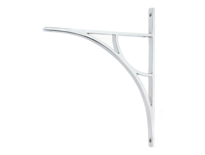 From The Anvil 51179 - Polished Chrome Tyne Shelf Bracket (314mm x 250mm)