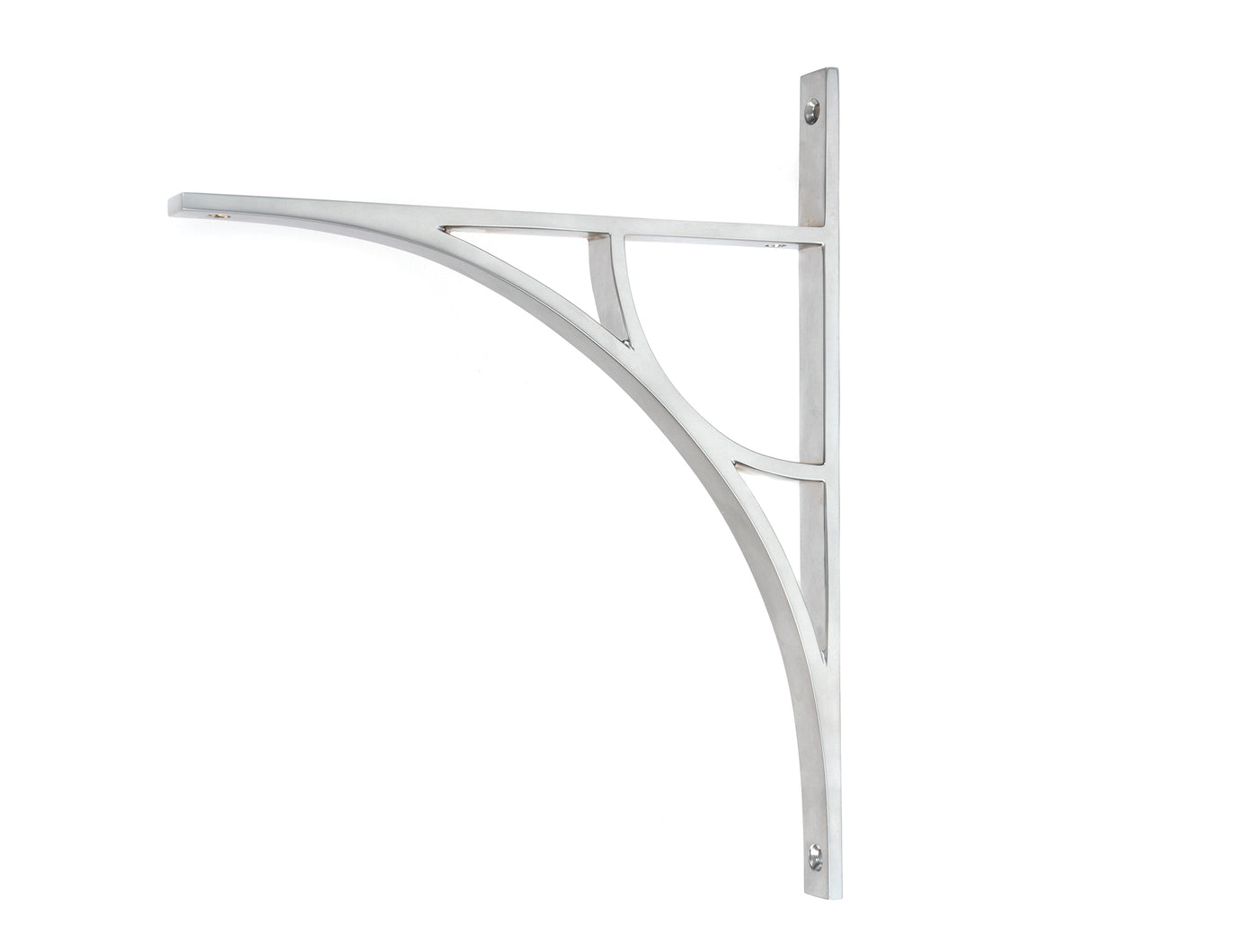 From The Anvil 51180 - Satin Chrome Tyne Shelf Bracket (314mm x 250mm)