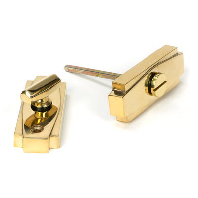 From The Anvil 51203 - Polished Brass Art Deco Thumbturn