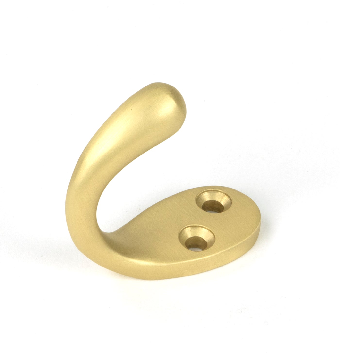 From The Anvil 51306 - Satin Brass Celtic Single Robe Hook