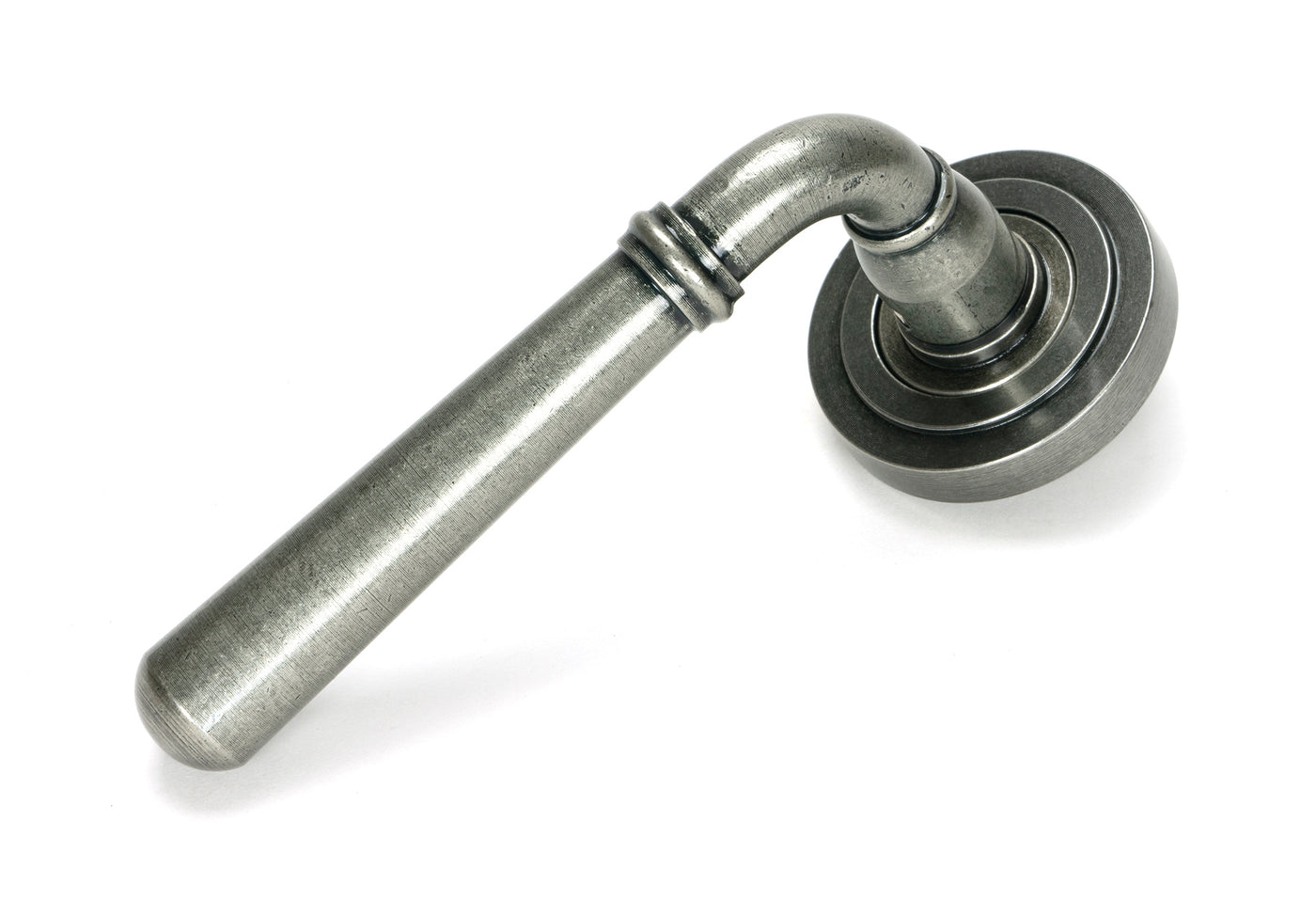 From The Anvil 51331 - Pewter Newbury Lever on Rose Set (Art Deco) - Unsprung