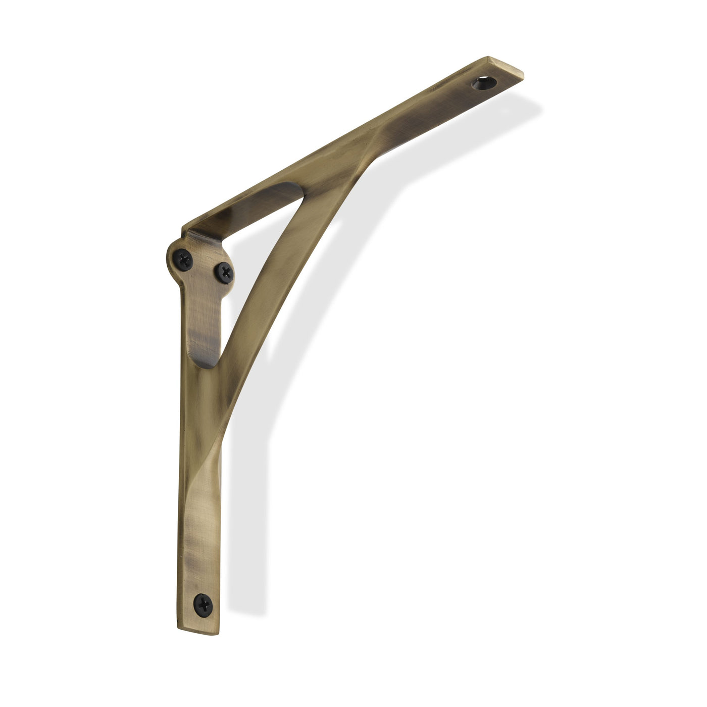 From The Anvil Antique Brass Tilford Shelf Bracket - 200mm - 04-003-08