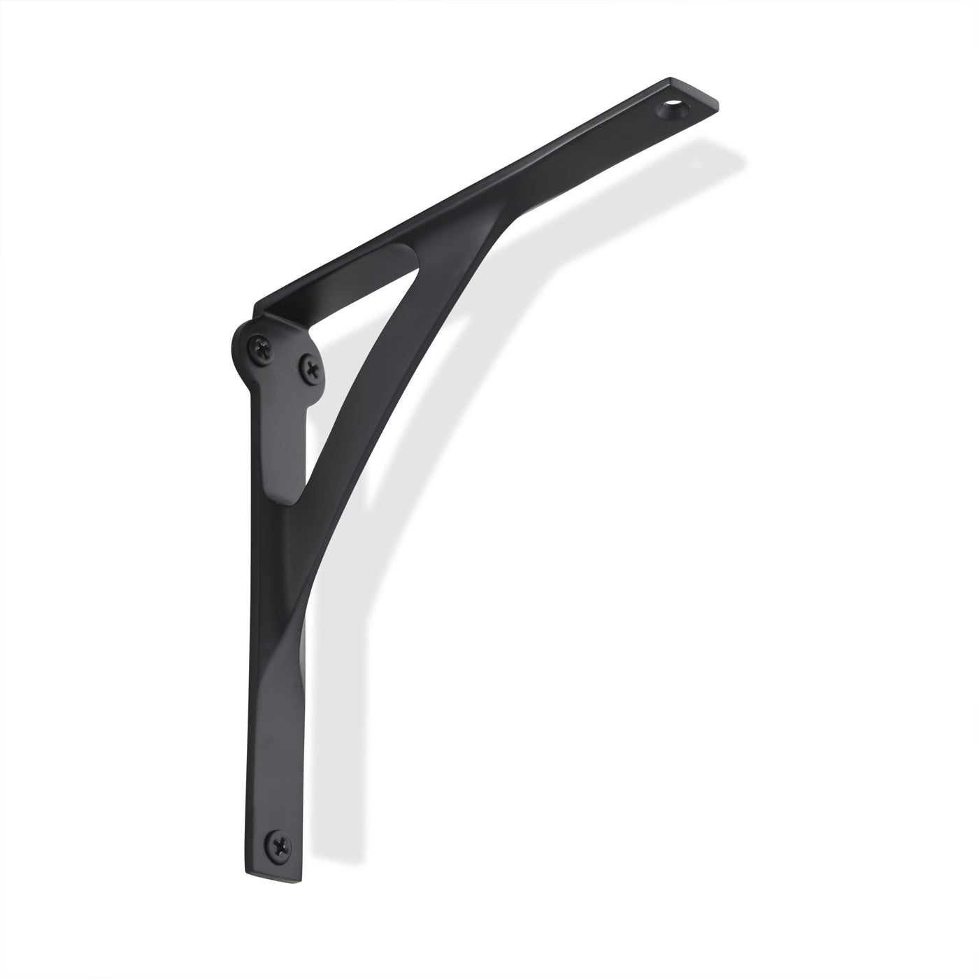 From The Anvil Matt Black Tilford Shelf Bracket - 200mm - 04-003-01