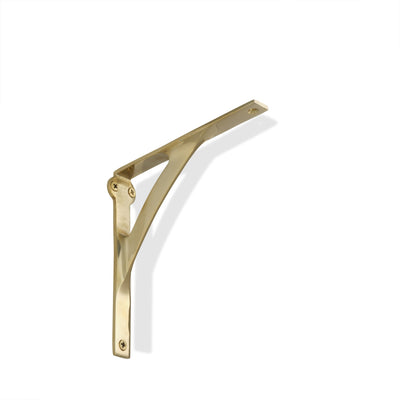 From The Anvil Polished Brass Tilford Shelf Bracket - 105mm - 04-001-06