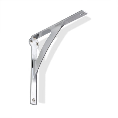 From The Anvil Polished Chrome Tilford Shelf Bracket - 200mm - 04-003-03