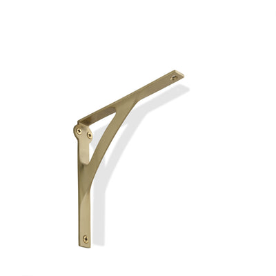 From The Anvil Satin Brass Tilford Shelf Bracket - 105mm - 04-001-07