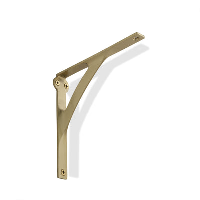 From The Anvil Satin Brass Tilford Shelf Bracket - 150mm - 04-002-07