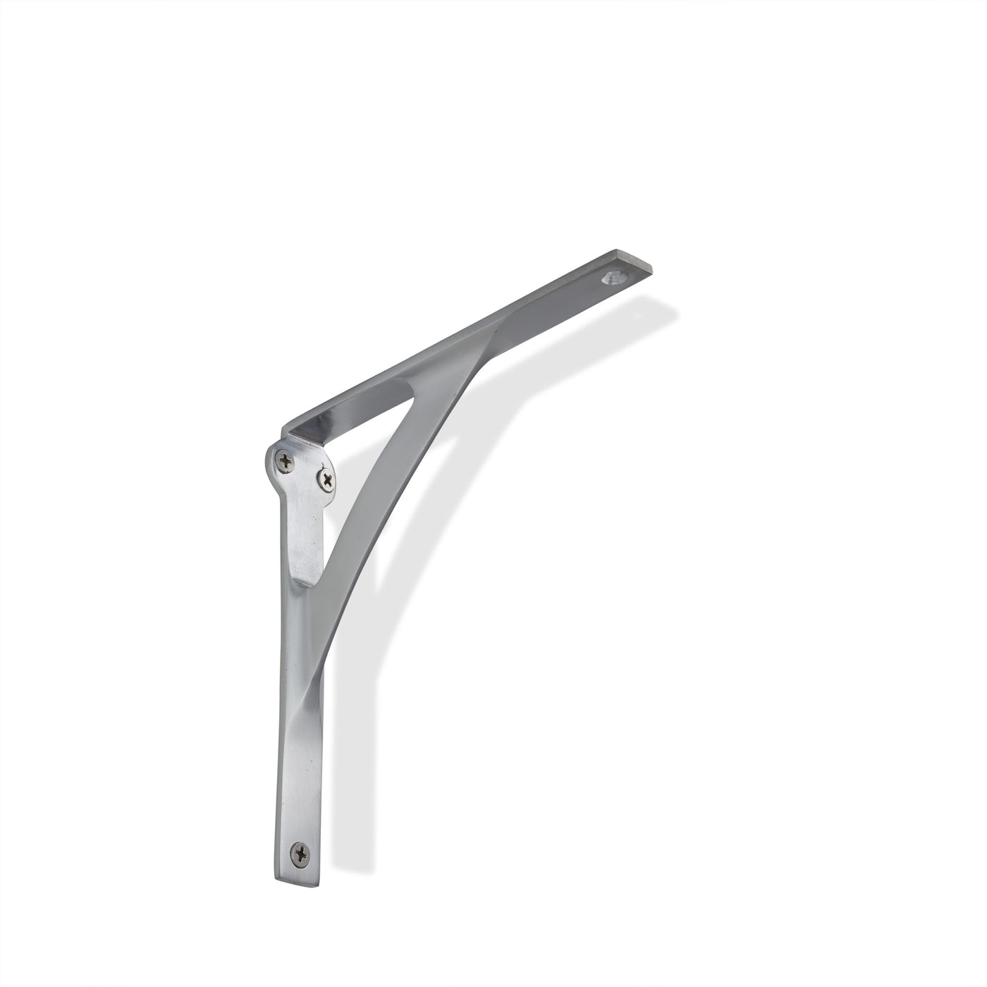 From The Anvil Satin Chrome Tilford Shelf Bracket - 105mm - 04-001-04