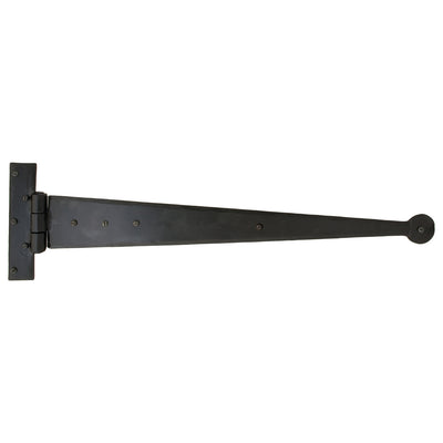 From The Anvil 33009 - Black 18" Penny End T Hinge (pair) #finish_black