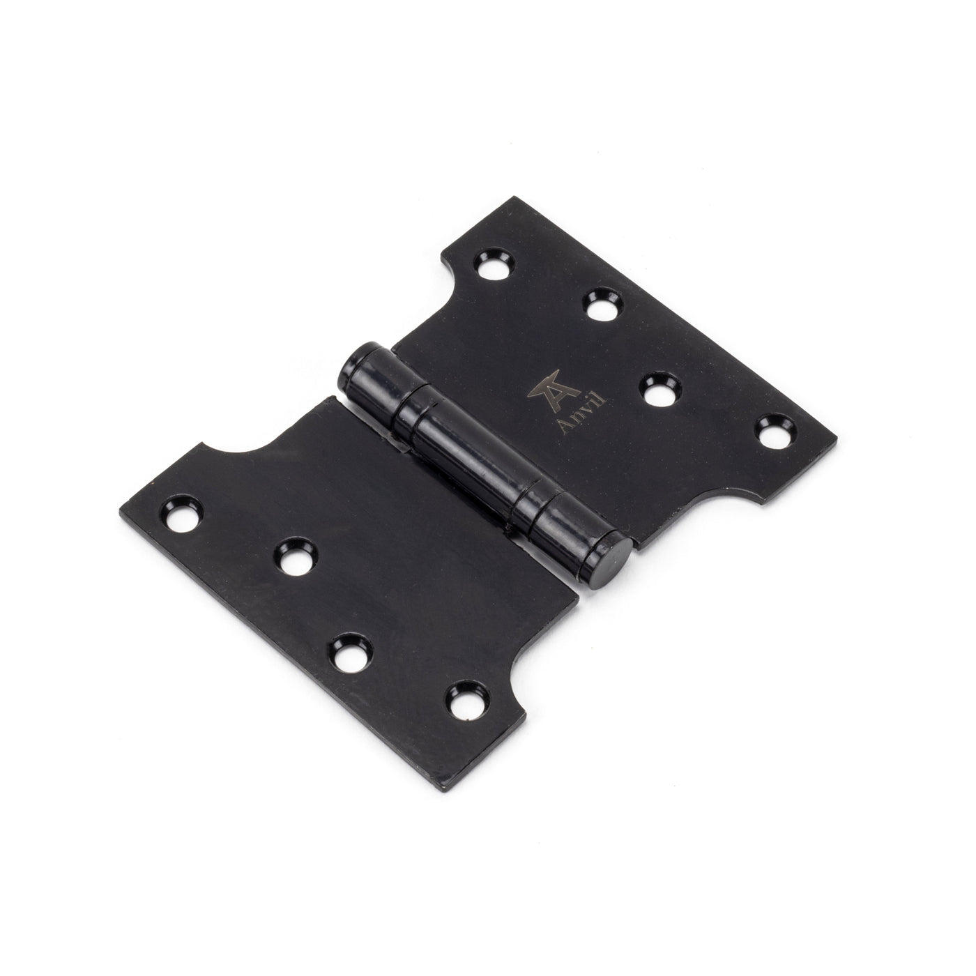 From The Anvil 33045 - Black 4" x 3" x 5" Parliament Hinge (pair) ss #finish_black