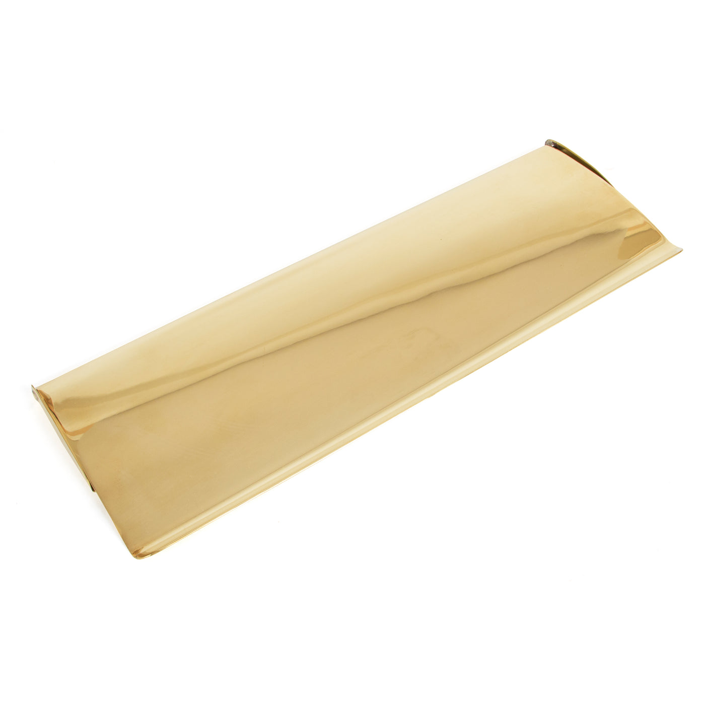 From The Anvil 33051 - Polished Brass Large Letter Plate Cover #finish_polished-brass