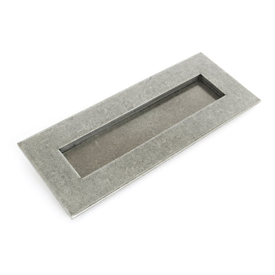 From The Anvil 33058 - Pewter Small Letter Plate #finish_pewter-patina