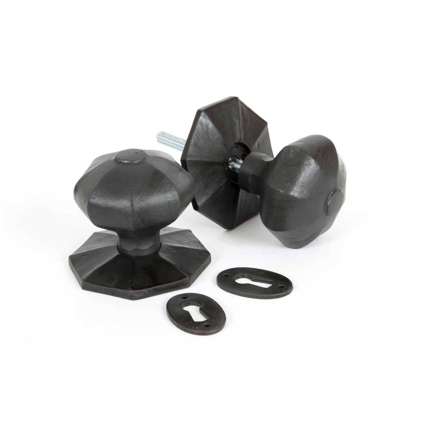 From The Anvil 33064 - Beeswax Large Octagonal Mortice/Rim Knob Set #finish_beeswax