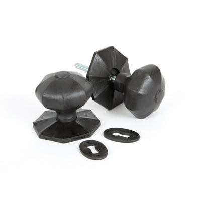 From The Anvil 33064 - Beeswax Large Octagonal Mortice/Rim Knob Set #finish_beeswax