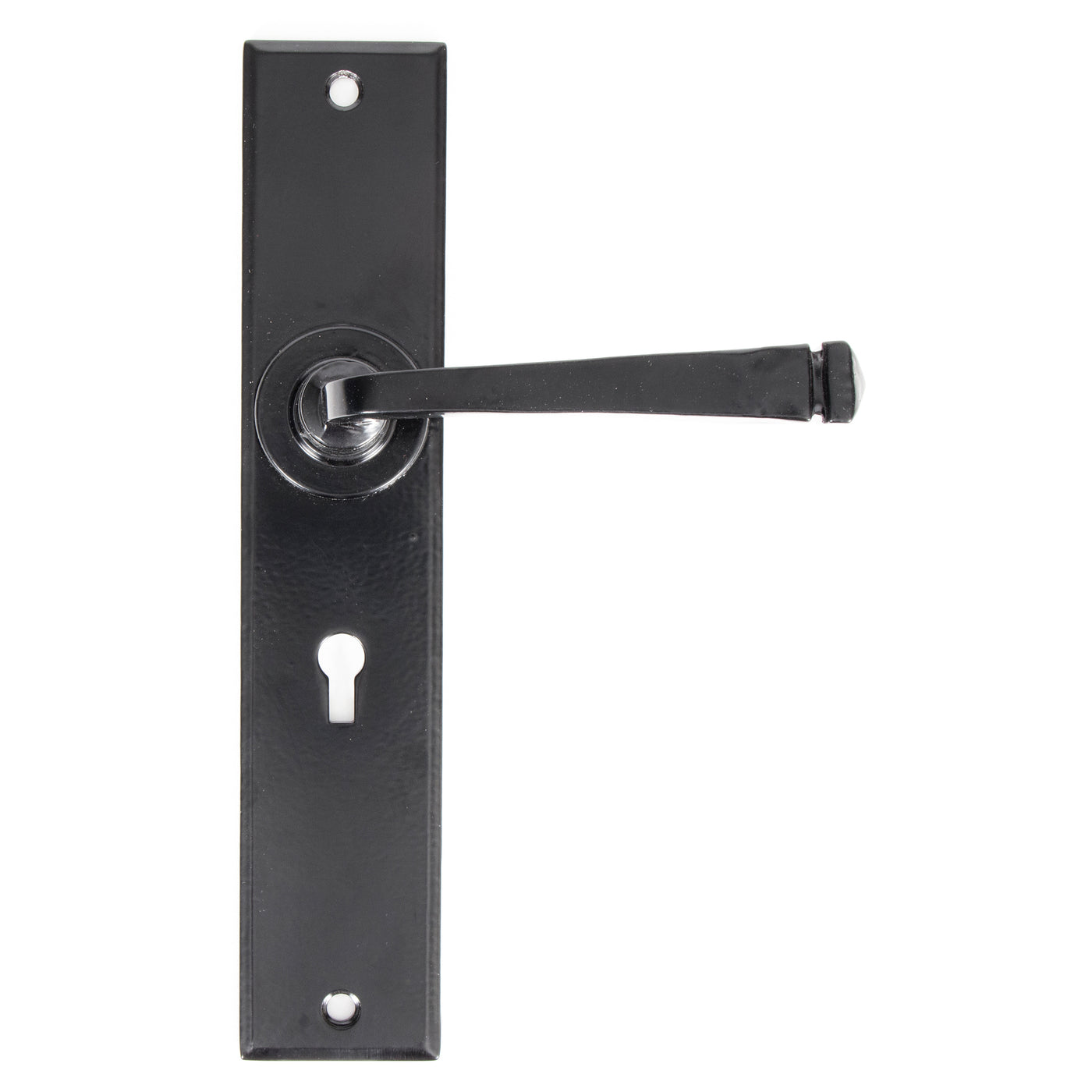 From The Anvil 33093 - Black Large Avon Lever Lock Set #finish_black