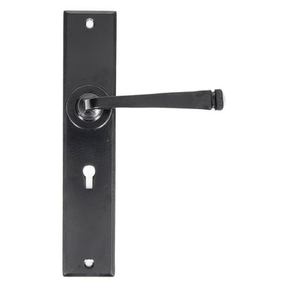 From The Anvil 33093 - Black Large Avon Lever Lock Set #finish_black