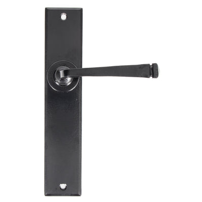 From The Anvil 33094 - Black Large Avon Lever Latch Set #finish_black