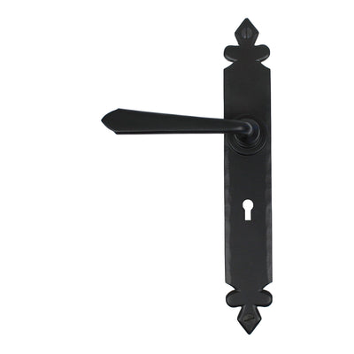 From The Anvil 33116 - Black Cromwell Lever Lock Set #finish_black