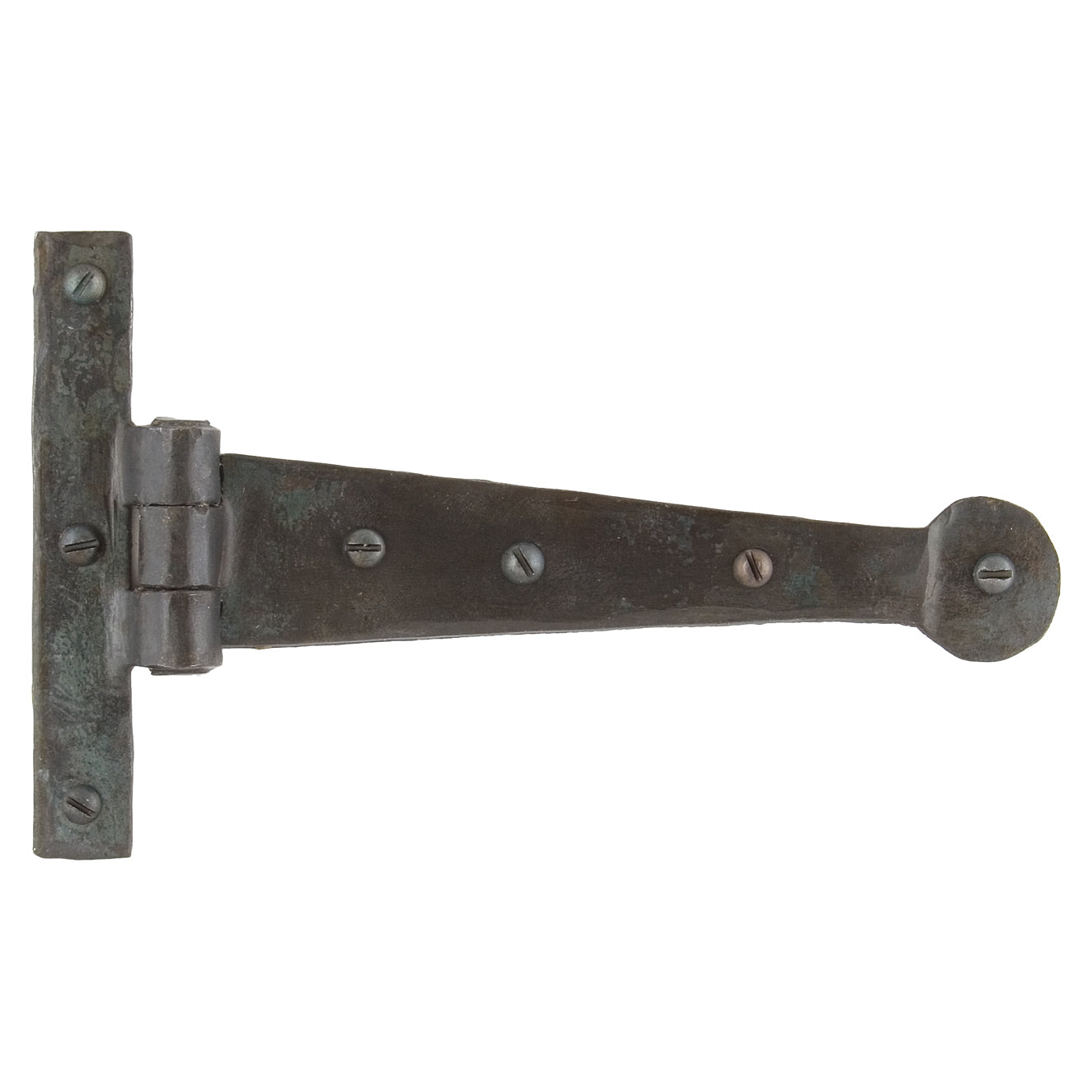 From The Anvil 33154 - Beeswax 6" Penny End T Hinge (pair) #finish_beeswax