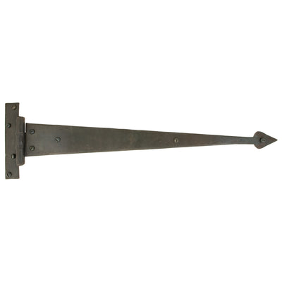 From The Anvil 33158 - Beeswax 18" Arrow Head T Hinge (pair) #finish_beeswax