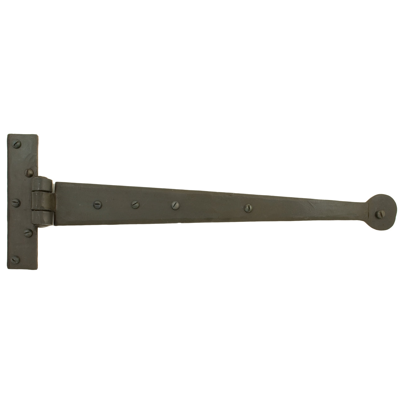 From The Anvil 33184 - Beeswax 15" Penny End T Hinge (pair) #finish_beeswax