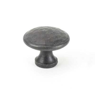 From The Anvil 33198 - Beeswax Hammered Cabinet Knob - Large #finish_beeswax