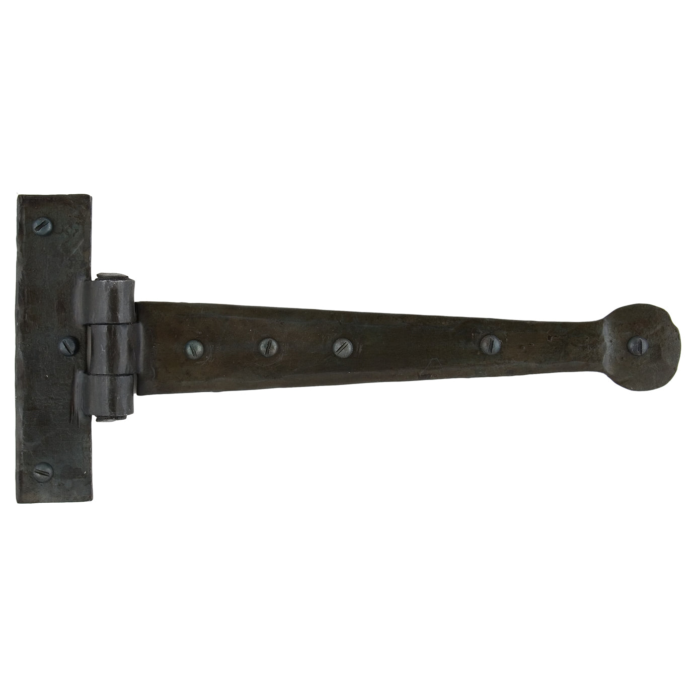 From The Anvil 33204 - Beeswax 9" Penny End T Hinge (pair) #finish_beeswax