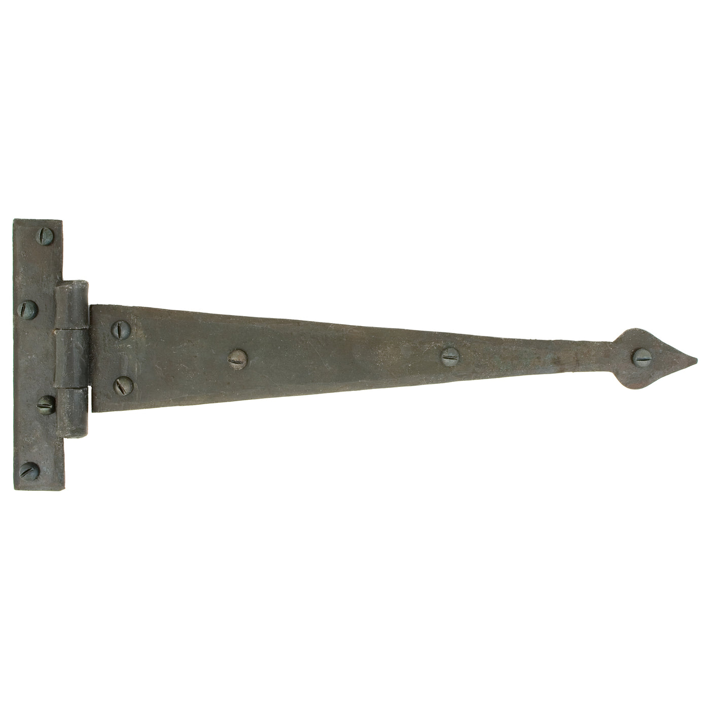 From The Anvil 33206 - Beeswax 12" Arrow Head T Hinge (pair) #finish_beeswax