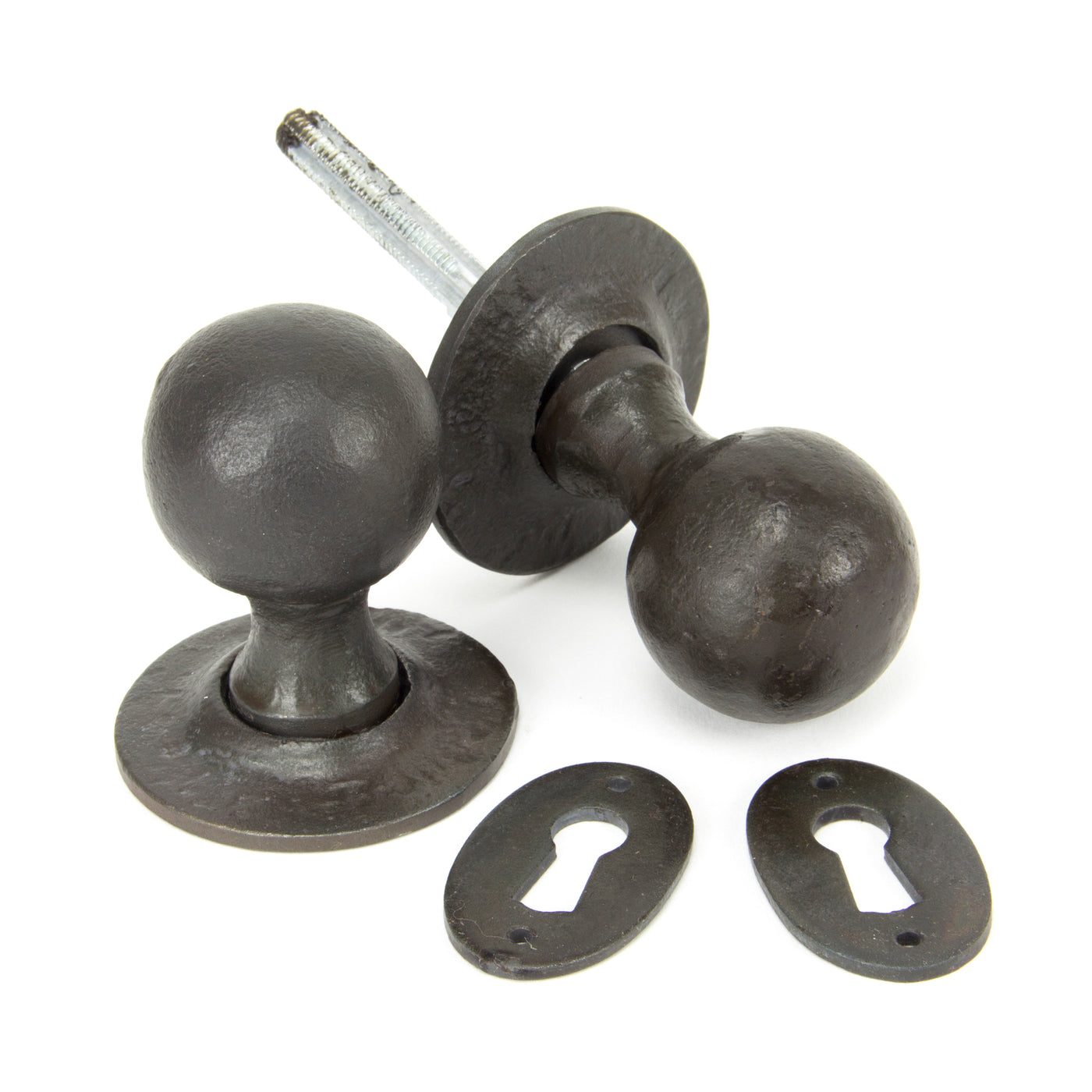 From The Anvil 33230 - Beeswax Round Mortice/Rim Knob Set  #finish_beeswax