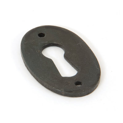 From The Anvil 33231 - Beeswax Oval Escutcheon  #finish_beeswax