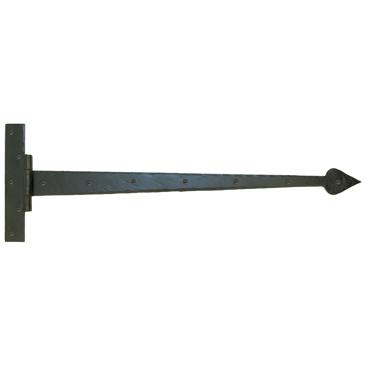 From The Anvil 33233 - Black 36" Barn Door T Hinge (pair) #finish_black