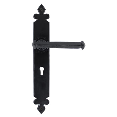 From The Anvil 33247 - Black Tudor Lever Lock Set #finish_black