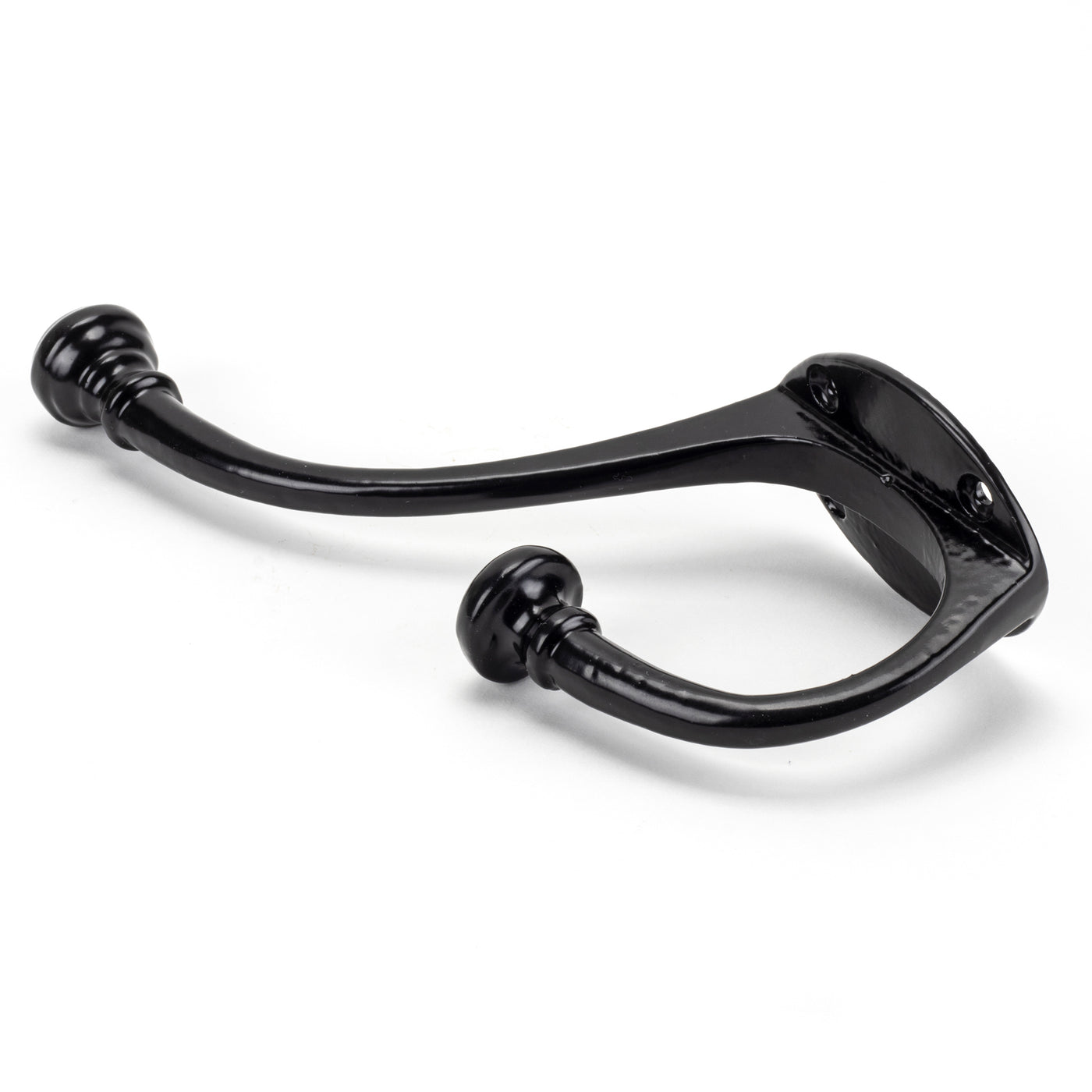 From The Anvil 33249 - Black 7¾" Hat & Coat Hook #finish_black