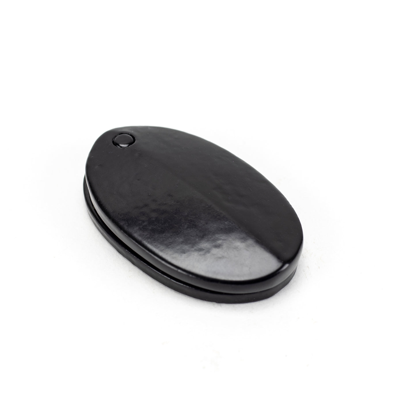 From The Anvil 33254 - Black Oval Escutcheon & Cover  #finish_black