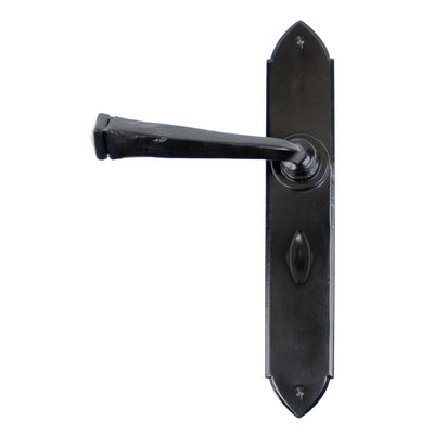 From The Anvil 33274 - Black Gothic Lever Bathroom Set #finish_black