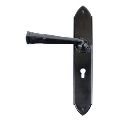 From The Anvil 33276 - Black Gothic Lever Lock Set #finish_black