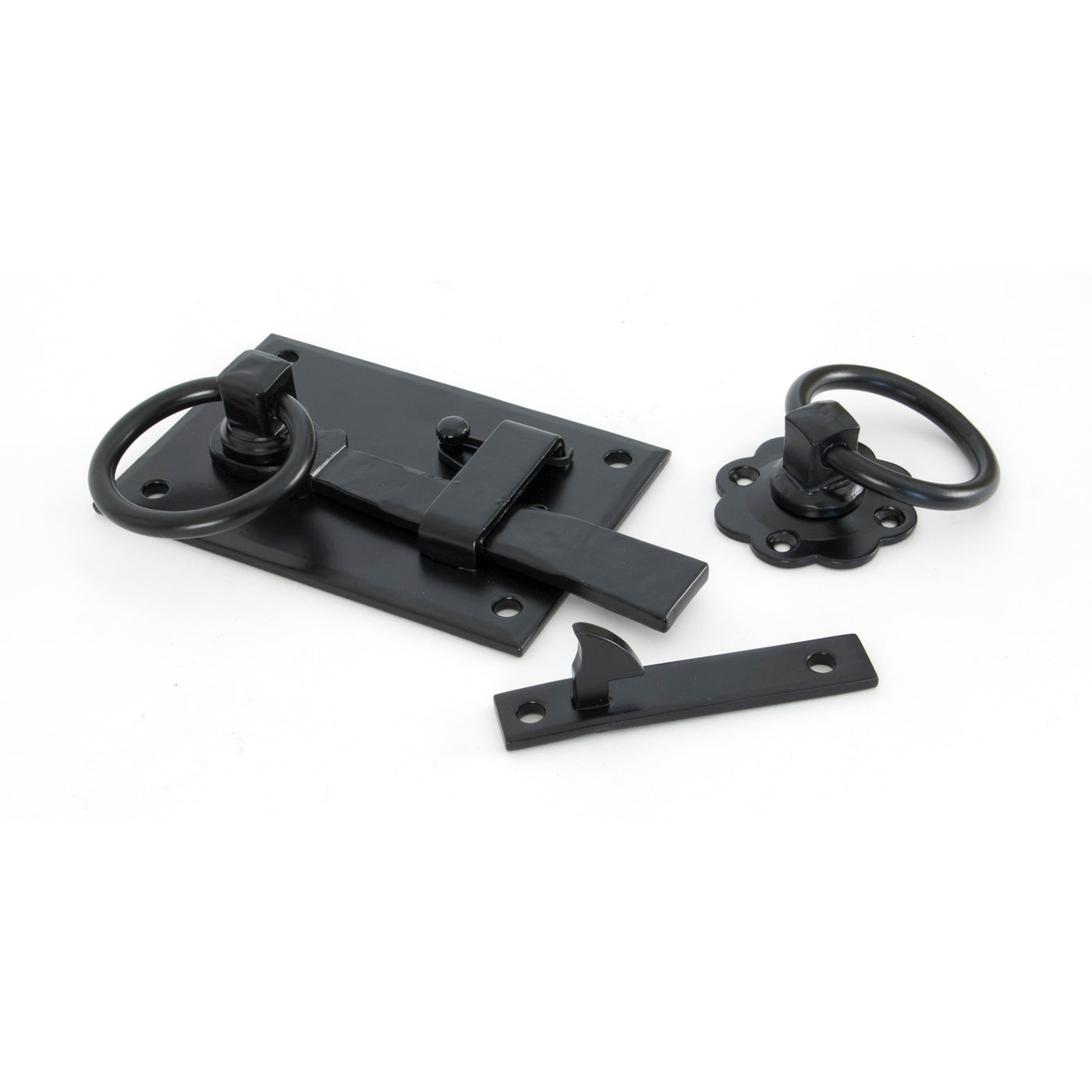 From The Anvil 33294 - Black Cottage Latch - LH #finish_black