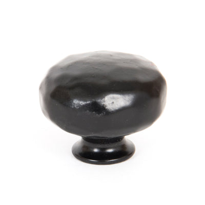 From The Anvil 33363 - Black Elan Cabinet Knob - Large #finish_black