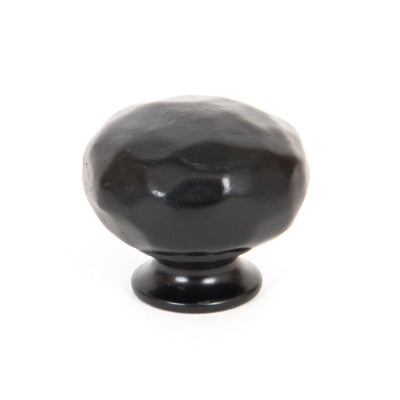 From The Anvil 33364 - Black Elan Cabinet Knob - Small #finish_black