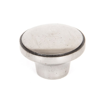 From The Anvil 33365 - Natural Smooth Ribbed Cabinet Knob  #finish_natural-smooth